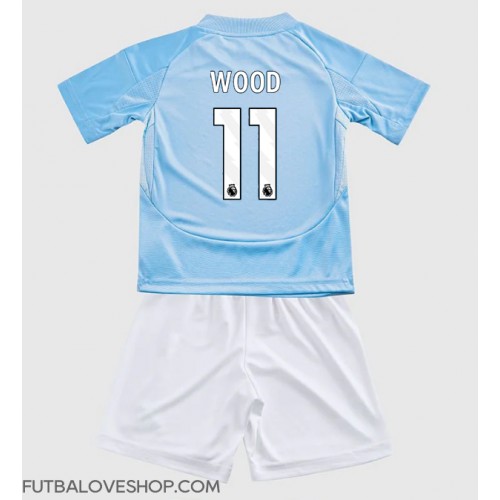 Dres Nottingham Forest Chris Wood #11 Tretina pre deti 2024-25 Krátky Rukáv (+ trenírky)